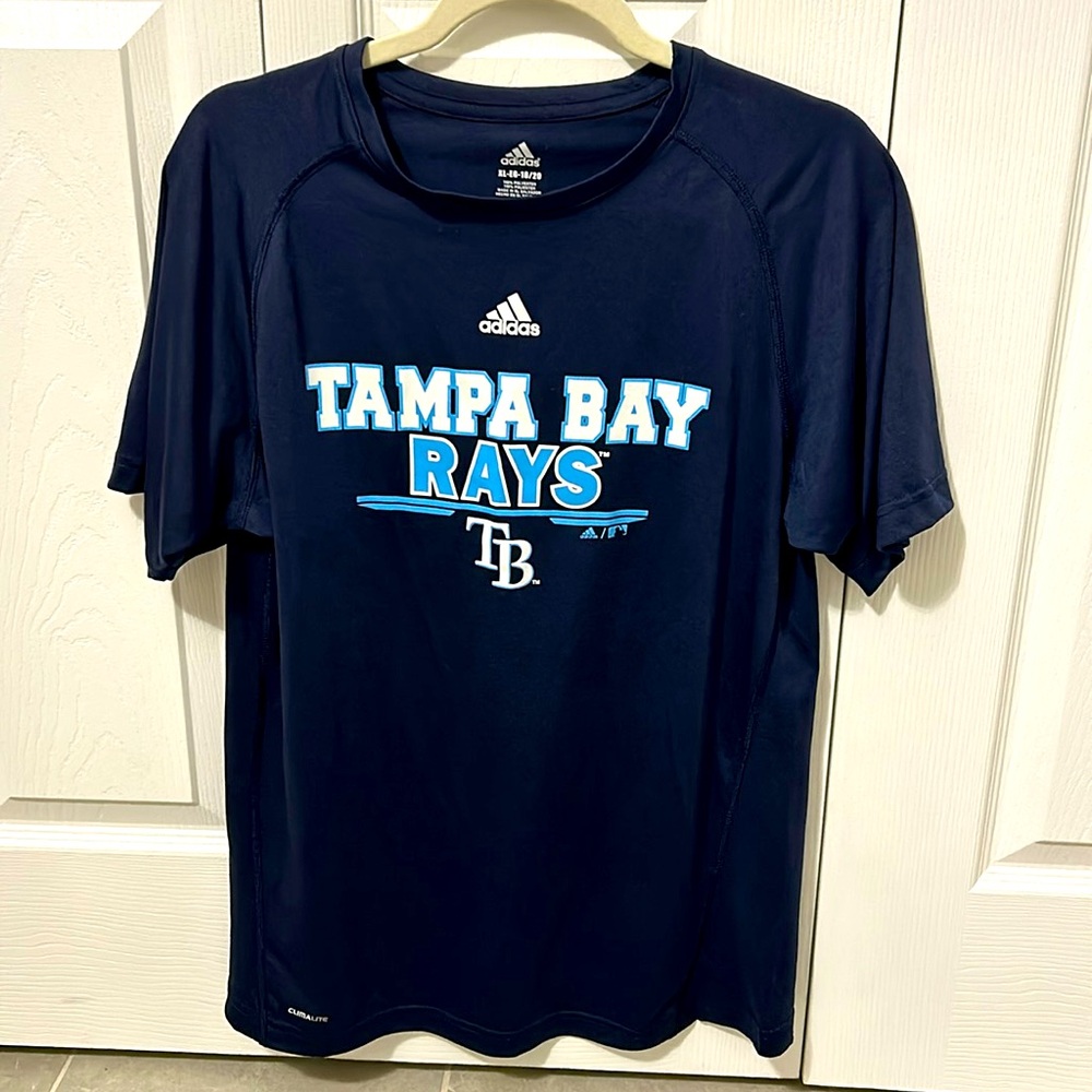 Tampa Bay Rays Climalite shirt. Boys XL. Adidas. Great condition!